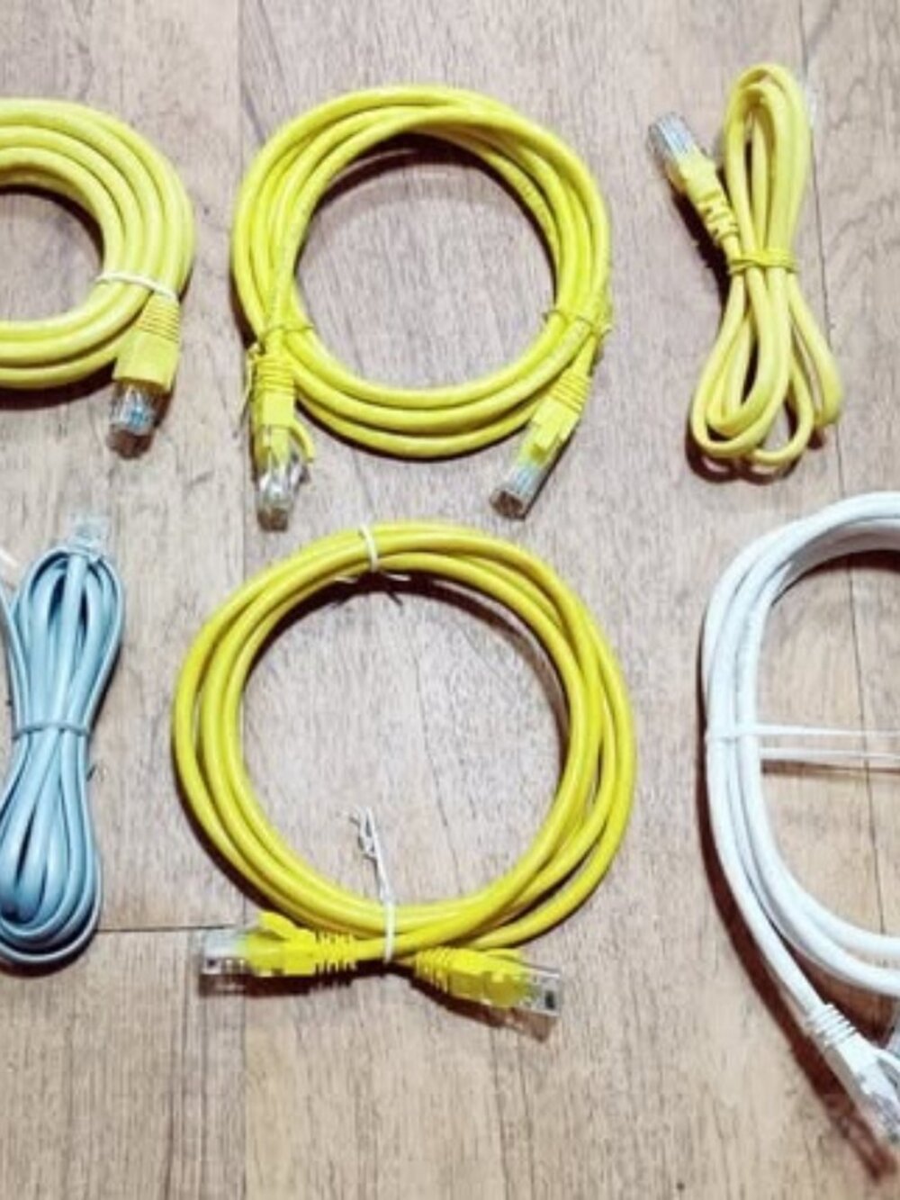 6 ct. CAT6 Ethernet Patch Cord LAN Network Cables RJ45 7ft